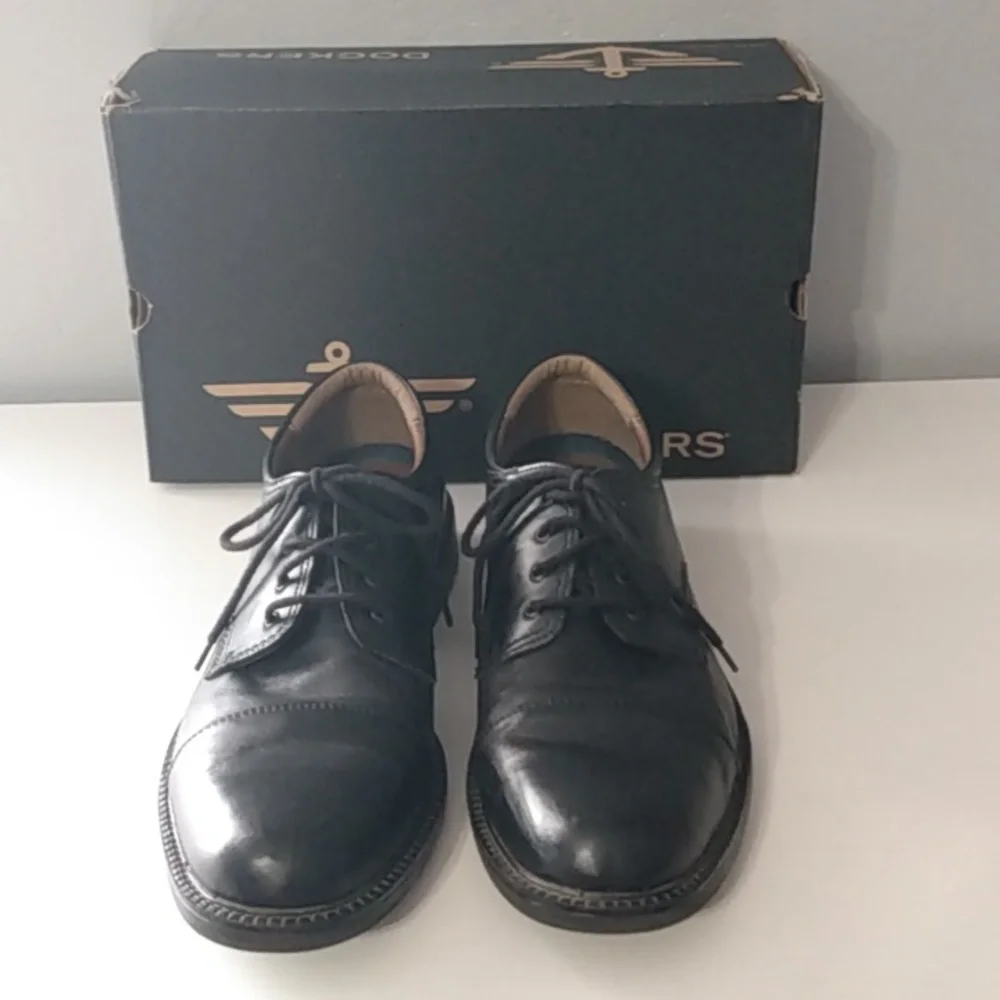 Dockers Gordon Men’s Black Leather Oxford Dress‎ Shoes Size 13